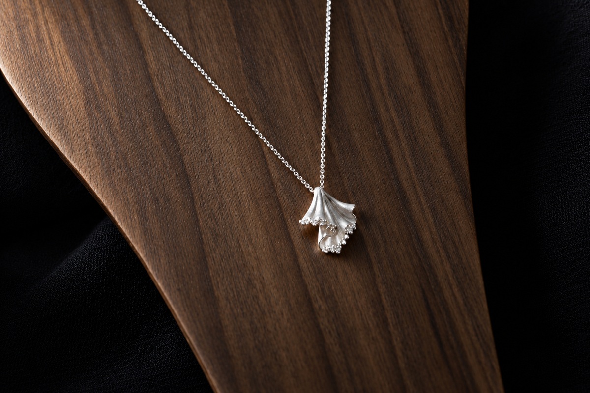 Satin Moissanite Necklace