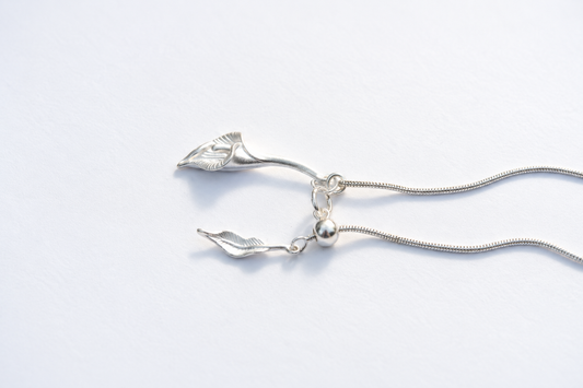Small Calla Lily Necklace